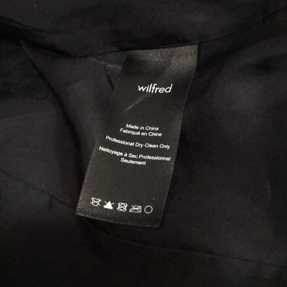 WILFRED Dark Gray  Wool Cashmere Waist Tie Coat Size XS - Picture 11 of 15